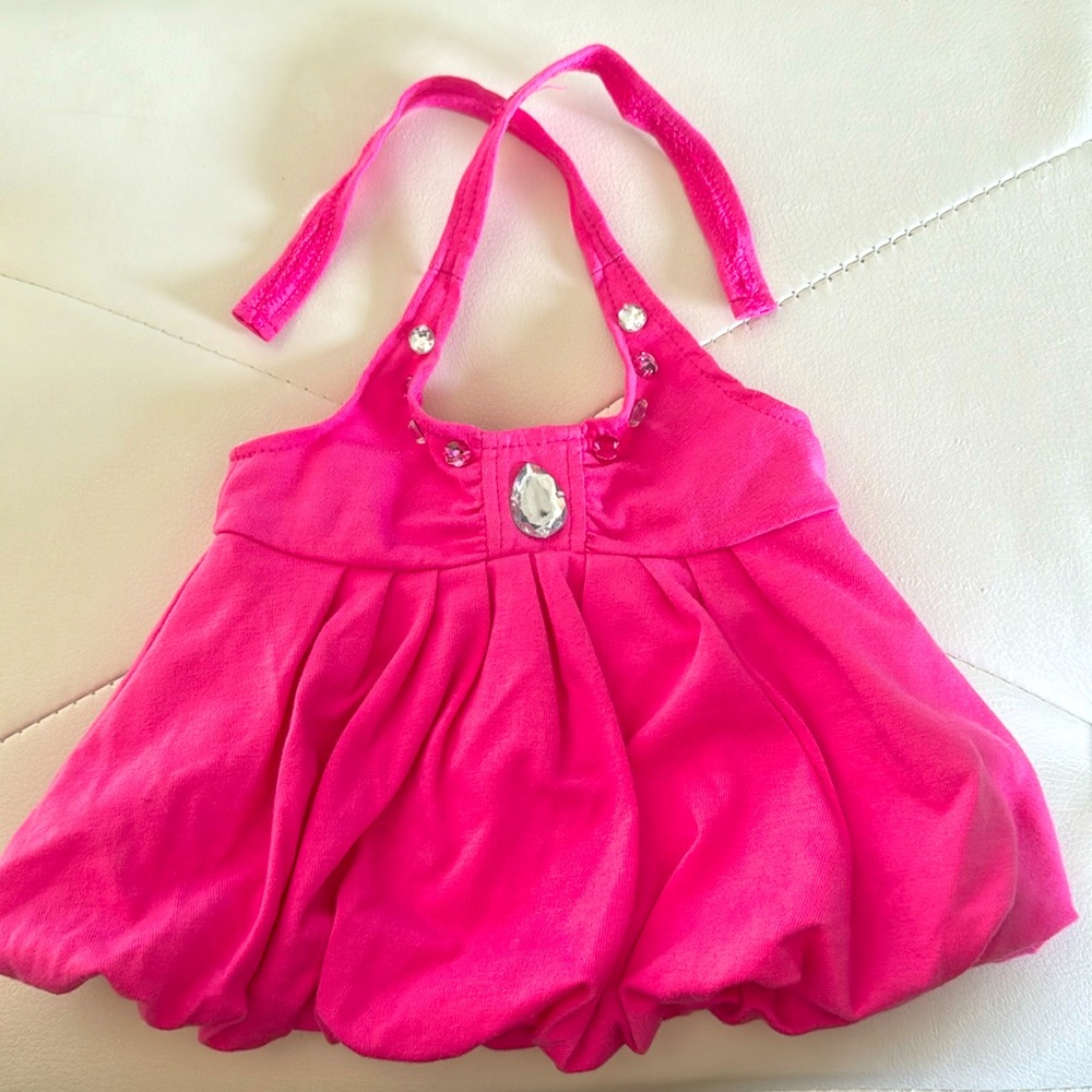 Build a Bear Dress—- used as a dog dress size small